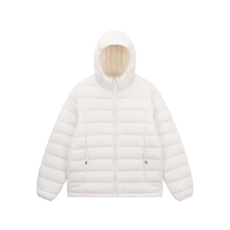 FPA Men's Lightweight Hooded Down Jacket with Ribbed Cuffs