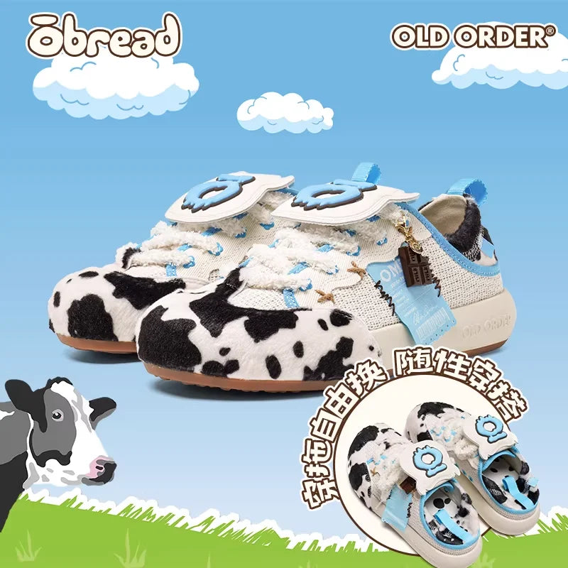 OLDORDER White Jasmine Lace Backless Shoes for Women