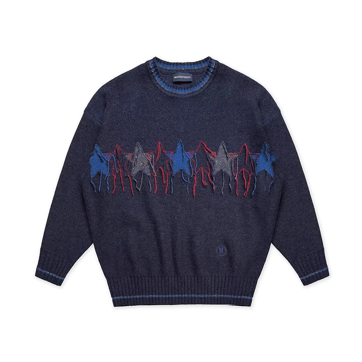 MASONPRINCE Relaxed Wool Vest and Pullover with Star Embroidery