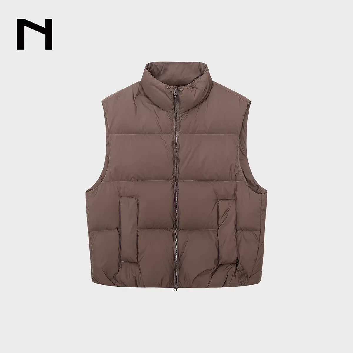 NANS Menswear Lightweight Crinkled Multicolor Puffer Down Vest