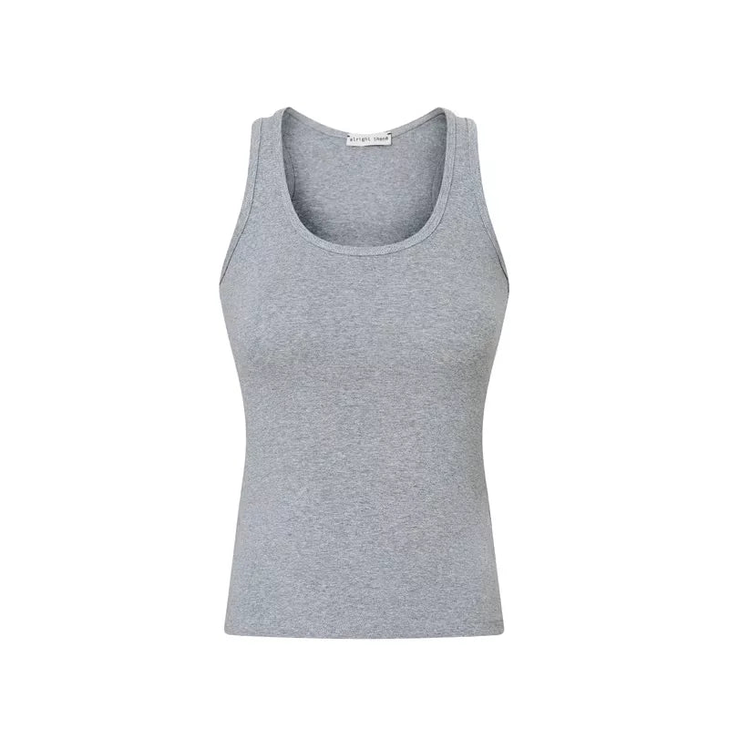 alright then Slim-Fit Seamless Racerback Tank Top