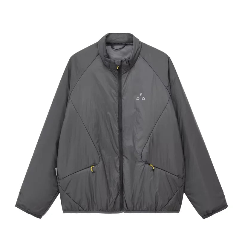 FPA Men's Colorblock Insulated Stand Collar Jacket with Triangle Patch