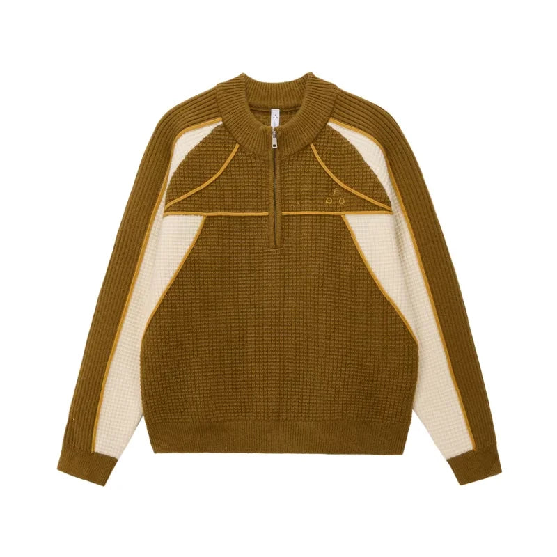 FPA Men's Half-Zip Colorblock Knit Pullover Sweater
