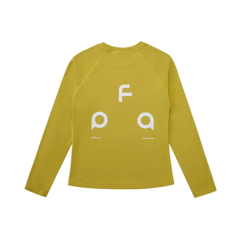 FPA Women's Long Sleeve Crew Neck Slim Fit Sports T-Shirt