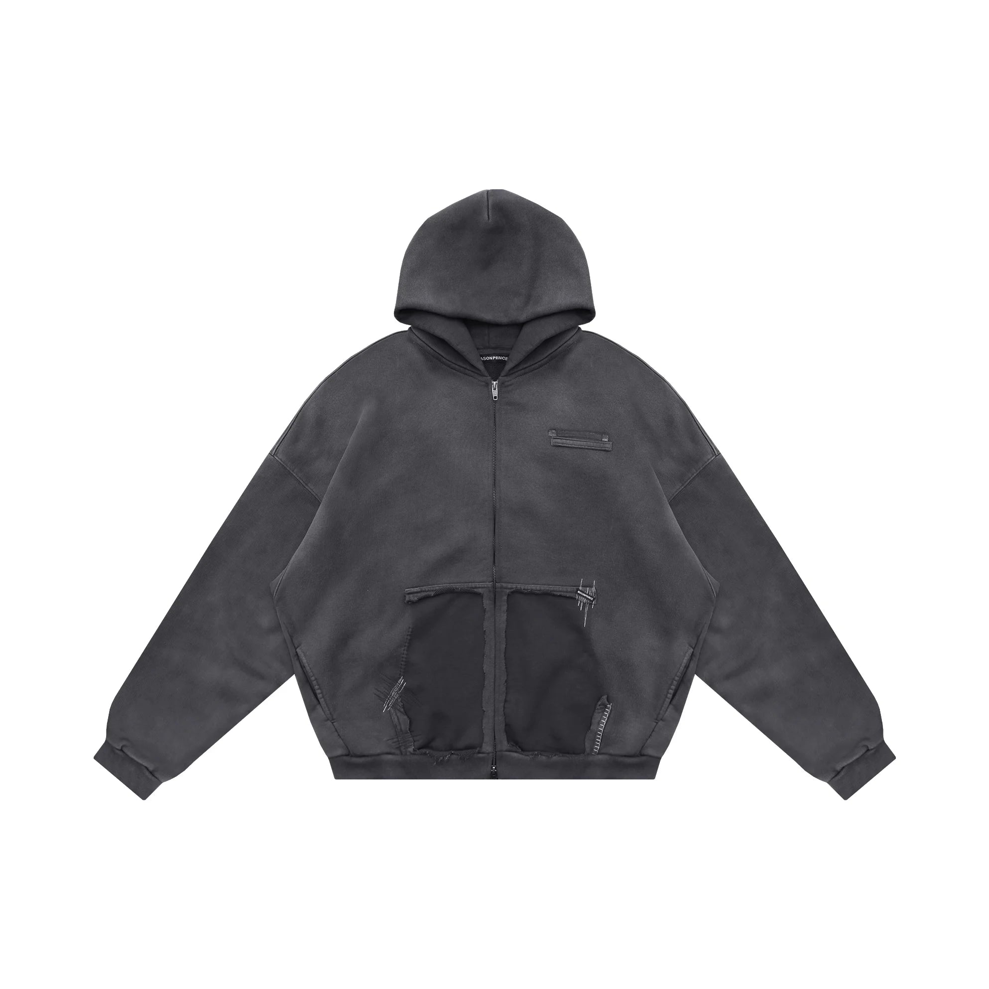 MASONPRINCE Distressed Washed Streetwear T-Shirt, Sweatshirt, and Sweatpants Set