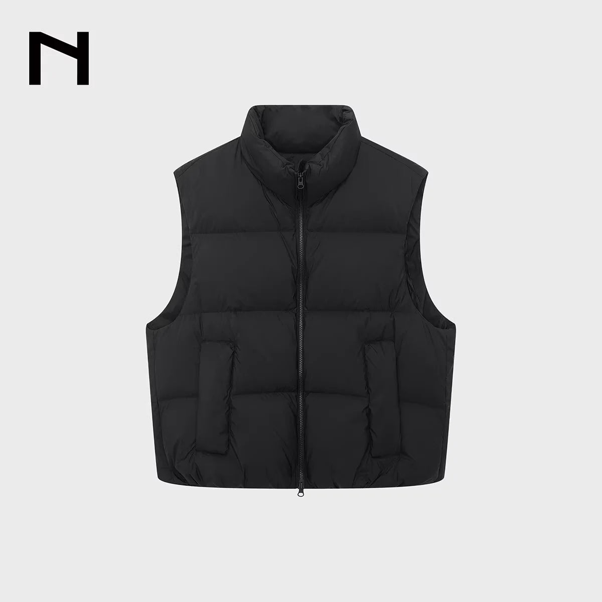 NANS Menswear Lightweight Crinkled Multicolor Puffer Down Vest