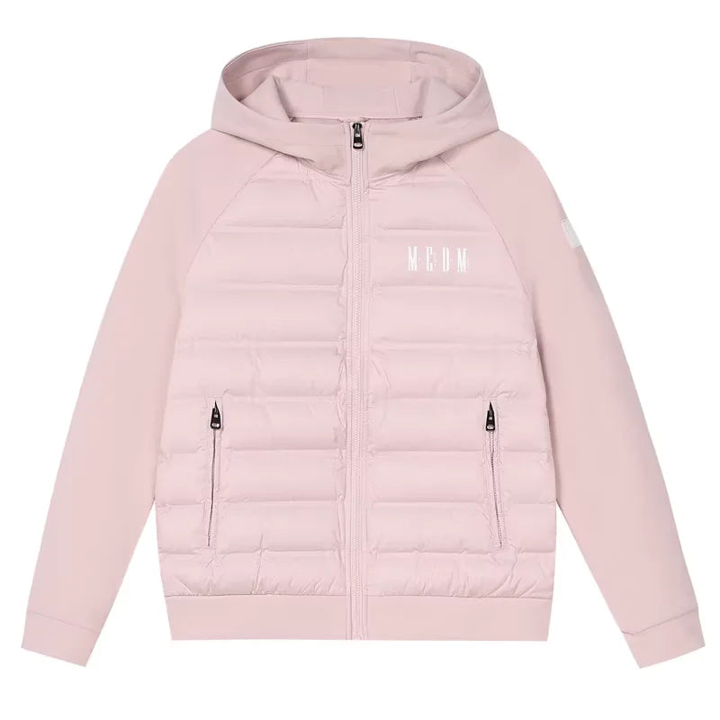 MEDM 90% White Goose Down Lightweight Hooded Winter Jacket for Women