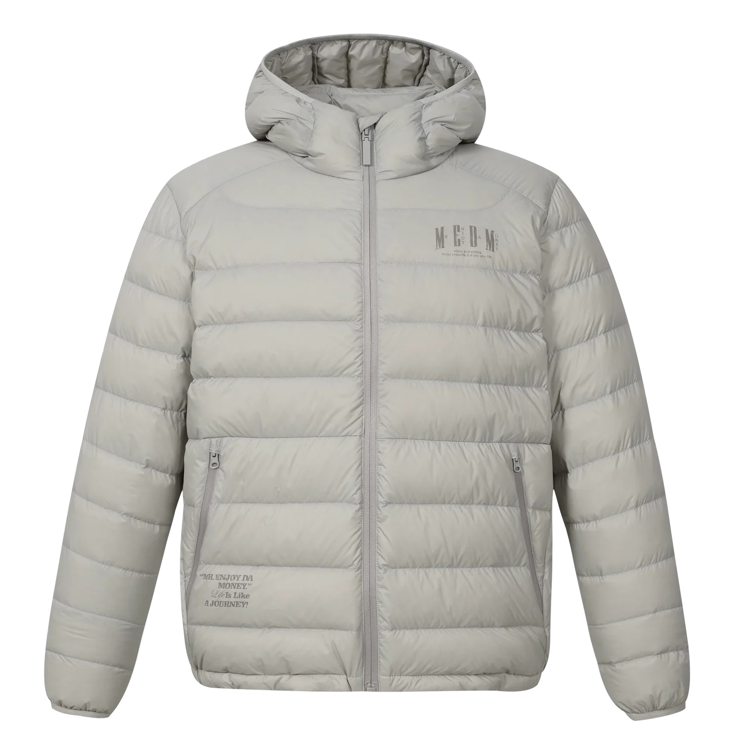 MEDM Lightweight Hooded Down Puffer Jacket – Waterproof and Warm for Winter Outdoors