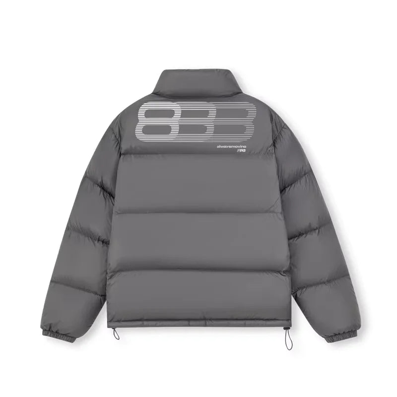 FPA Men's Water-Resistant Stand Collar Down Jacket with Thermal Insulation