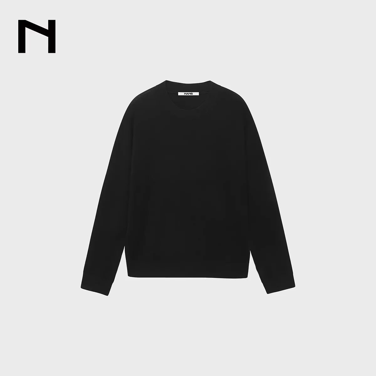 NANS Menswear Men's Fine Knit Merino Wool Polo Sweater