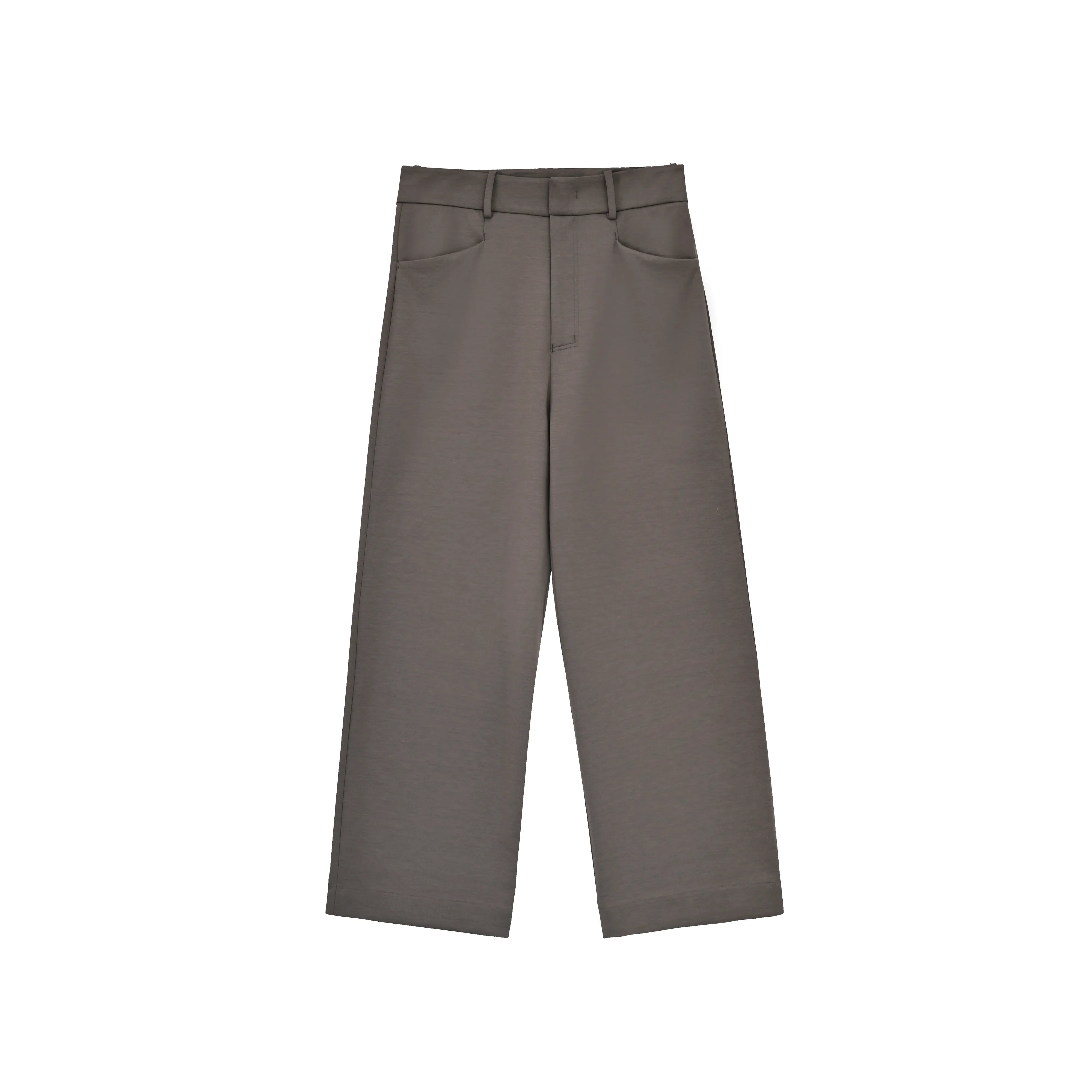 Roolrren homme Men's Relaxed Straight-Leg Drape Trousers