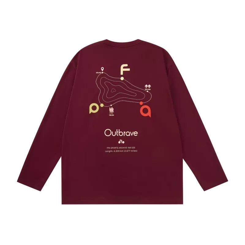 FPA Thermal Long Sleeve Crew Neck Sweatshirt for Couples