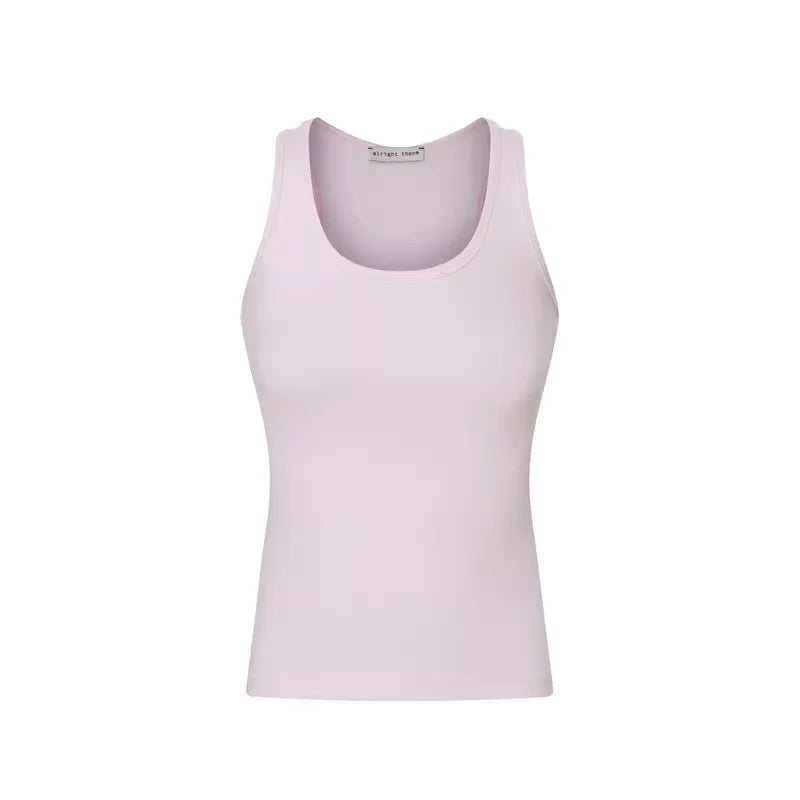 alright then Slim-Fit Seamless Racerback Tank Top