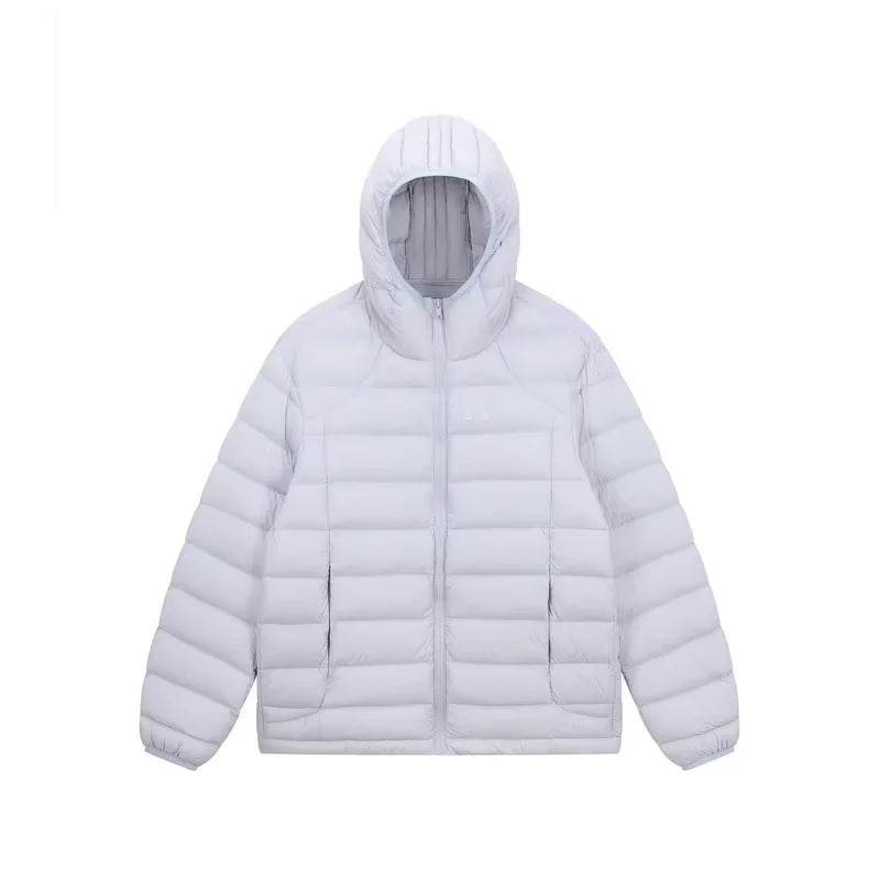 FPA Men's Lightweight Hooded Down Jacket with Ribbed Cuffs