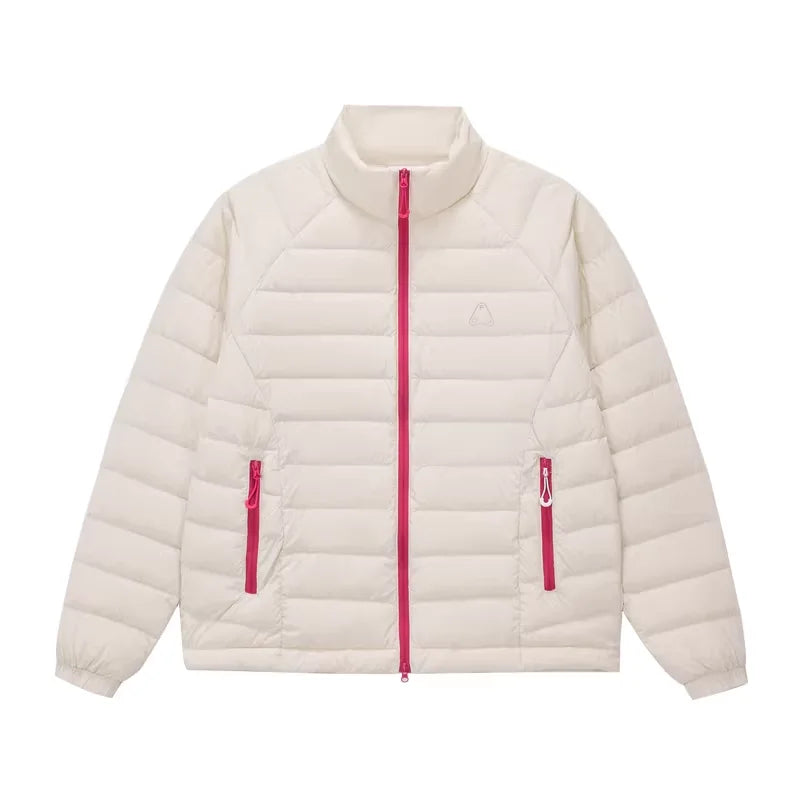 FPA Ultralight Colorblock Down Jacket with 90% White Duck Down for Men