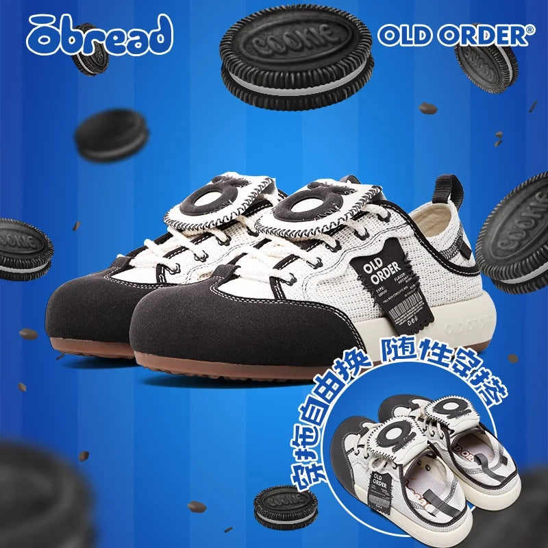 OLDORDER White Jasmine Lace Backless Shoes for Women