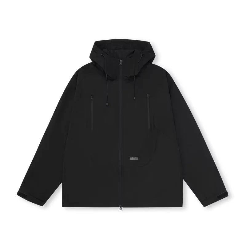 FPA Double-Zip Windproof Hooded Jacket for Couples