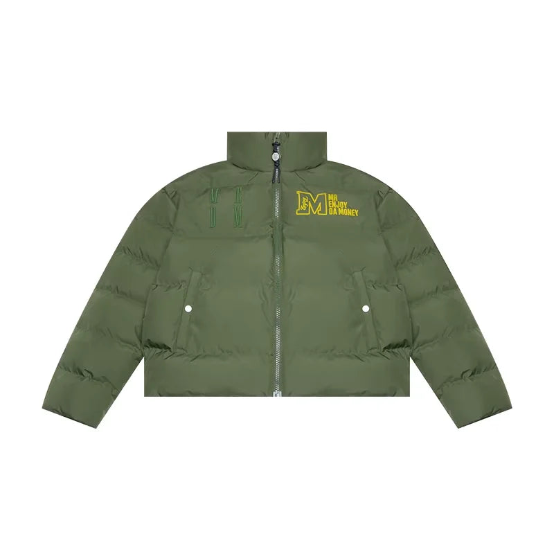 MEDM 90% Duck Down Embroidered Winter Puffer Jacket for Men