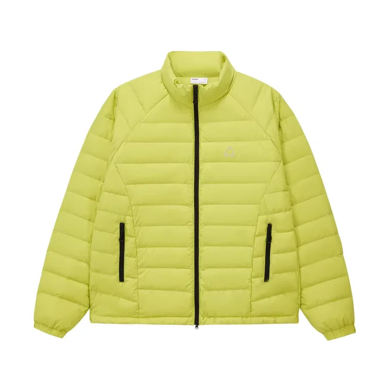 FPA Ultralight Colorblock Down Jacket with 90% White Duck Down for Men