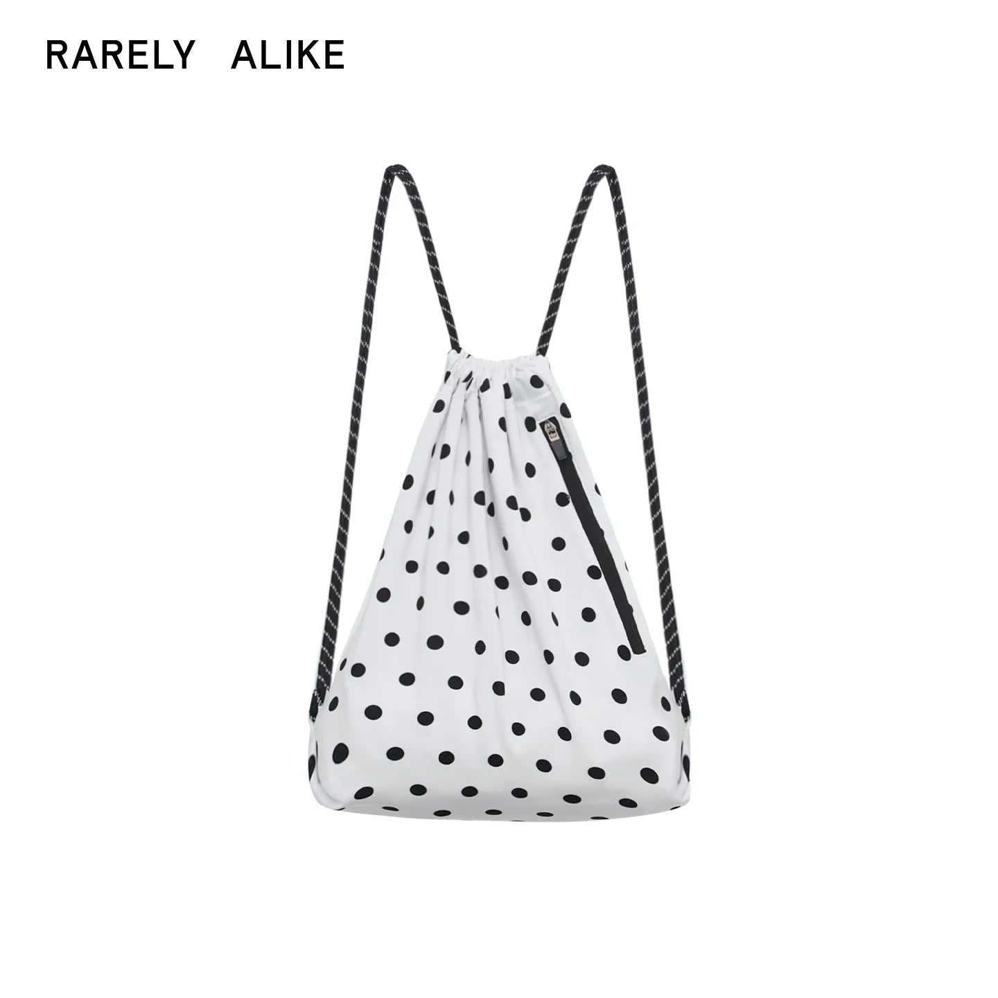 RARELY ALIKE Polka Dot Tie Bikini Three-Piece Set