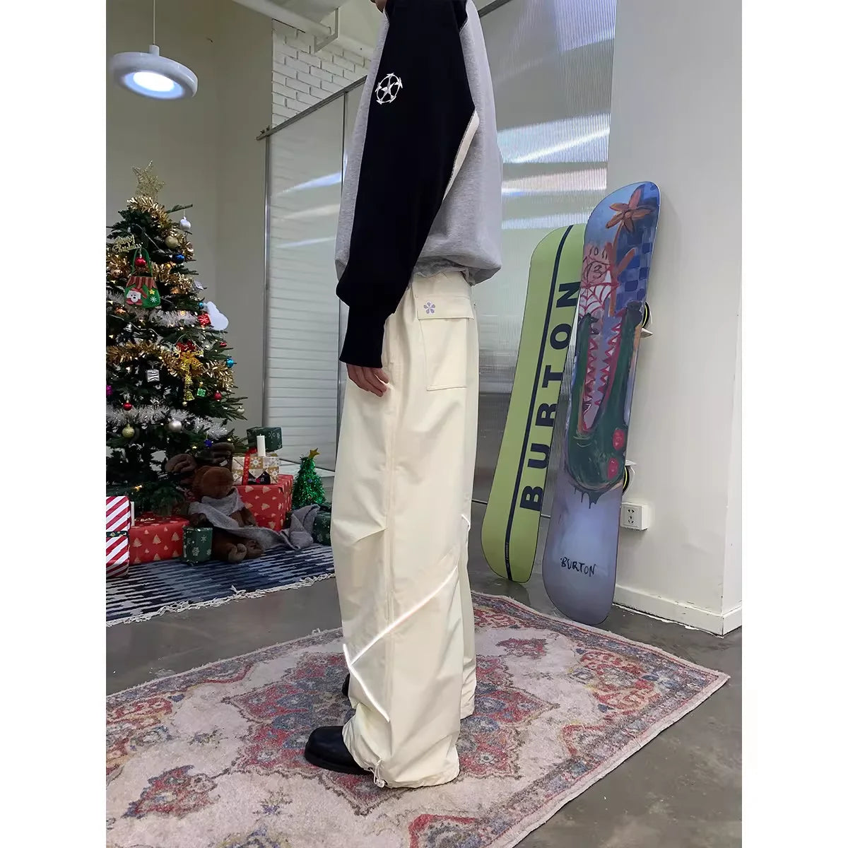 NeverSeez Street Style Casual Pants for Men and Women