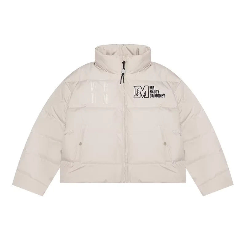 MEDM 90% Duck Down Embroidered Winter Puffer Jacket for Men