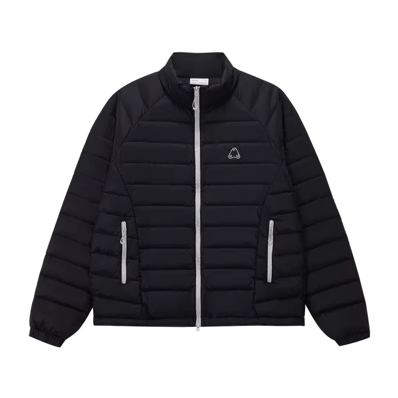 FPA Ultralight Colorblock Down Jacket with 90% White Duck Down for Men