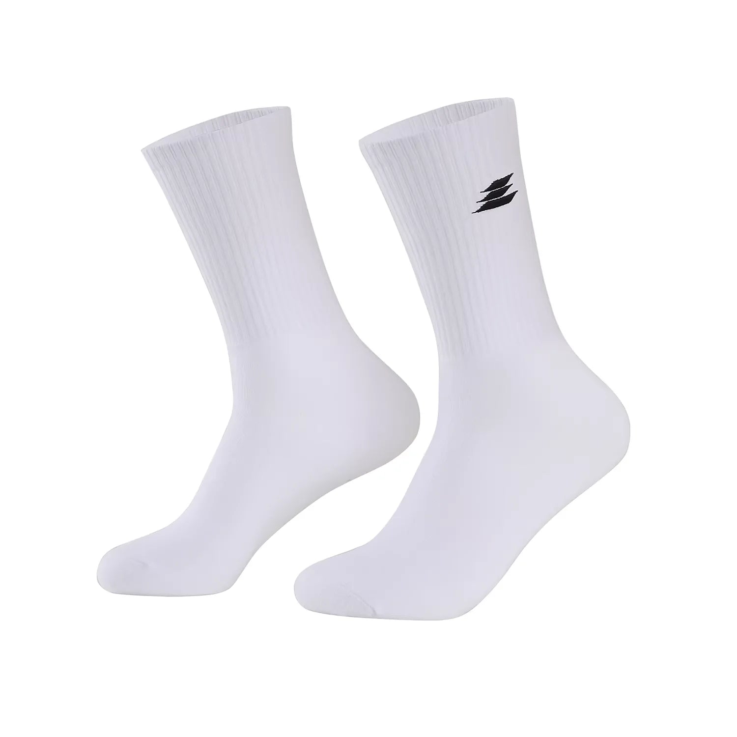 LOSTCTRL Unisex Mid-Calf Cotton Sports Socks - 2 Pairs