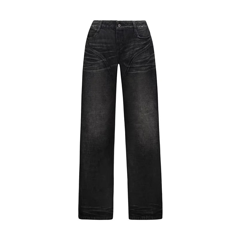 Fax Copy Express Dark Wash Flared Jeans