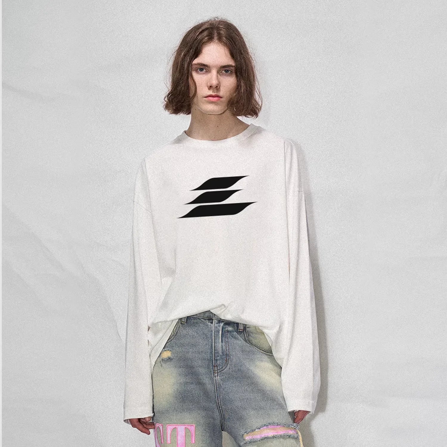 LOSTCTRL Men's Black Heavyweight Long Sleeve Base Layer Shirt