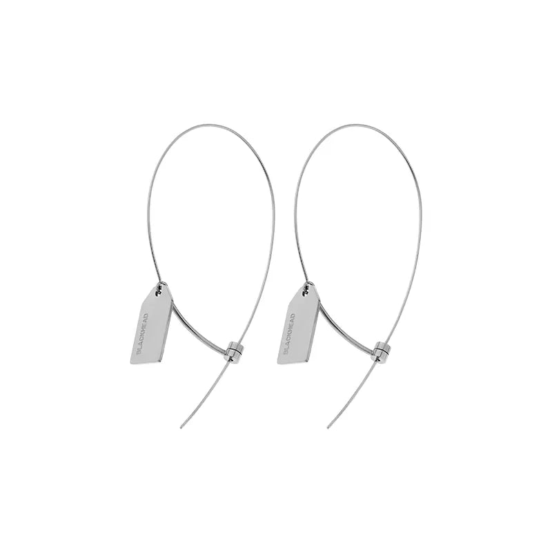 BLACKHEAD Tag Earrings for Women – Minimalist Spring and Summer Design