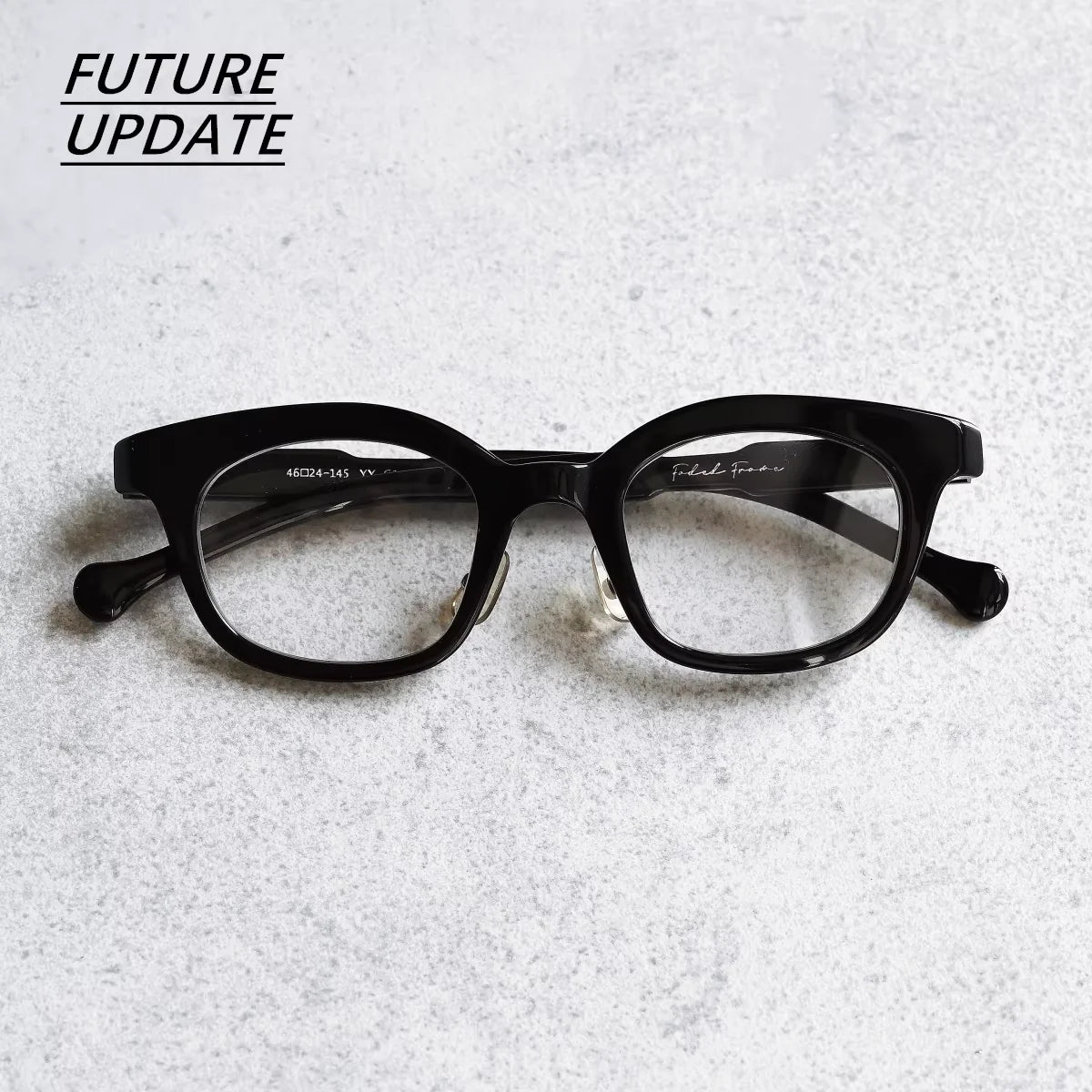 FUTURE UPDATE Retro Japanese Style Geometric Optical Glasses Frame