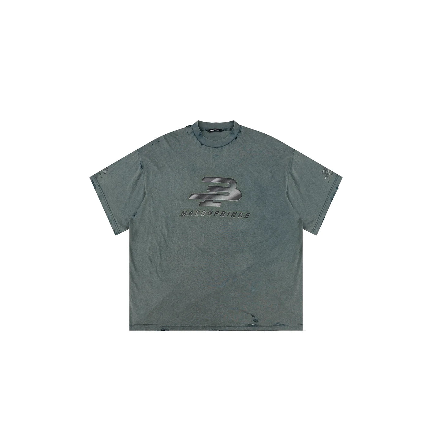 MASONPRINCE Vintage Green Loose Fit Cotton T-Shirt