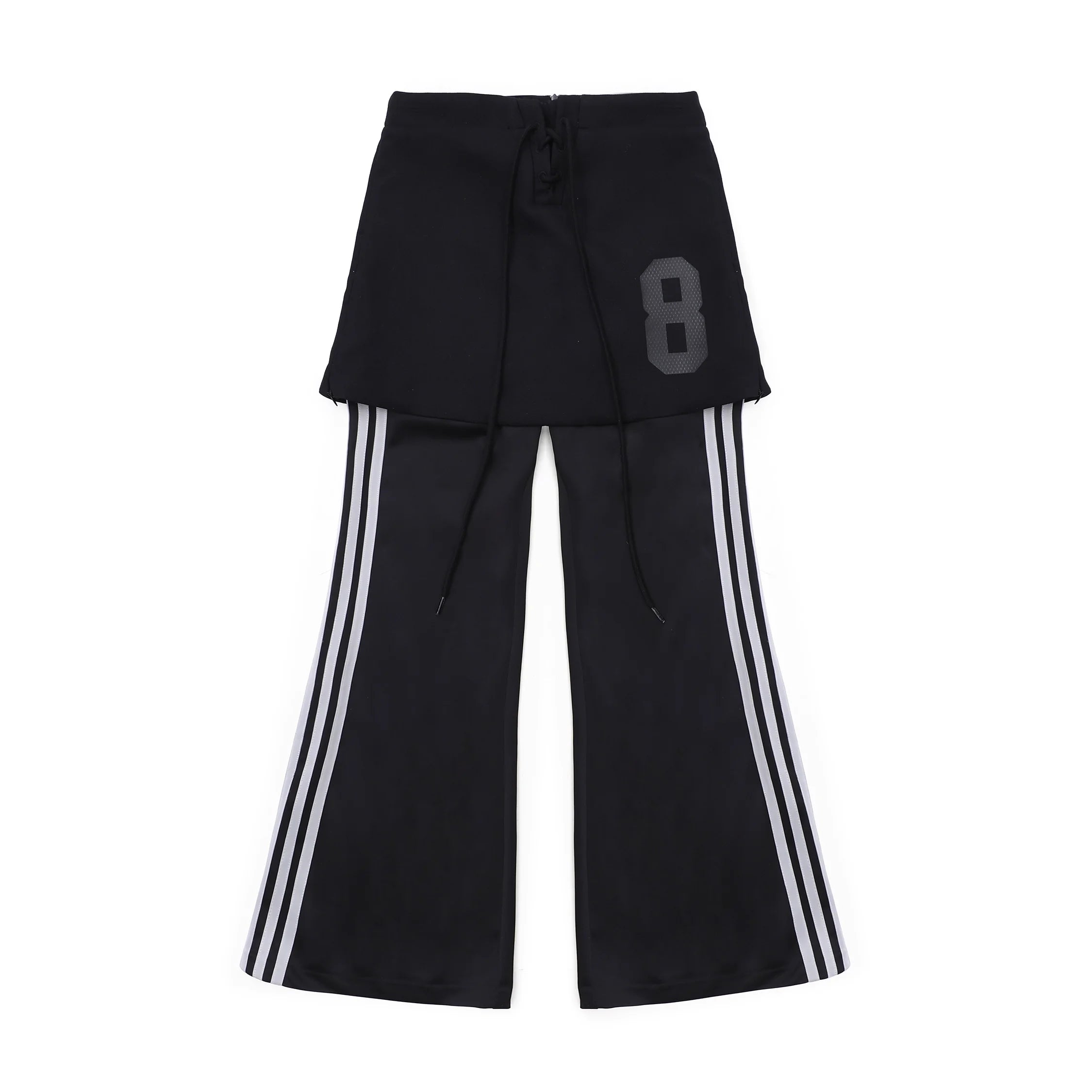 MASONPRINCE Sporty Flared Two-Piece Skirt Pants