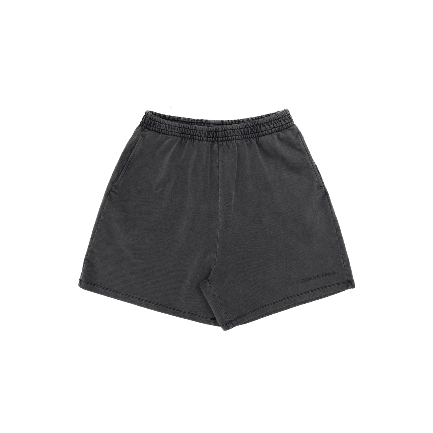 MASONPRINCE Men's Washed Cotton Knee-Length Shorts with Embossed Logo