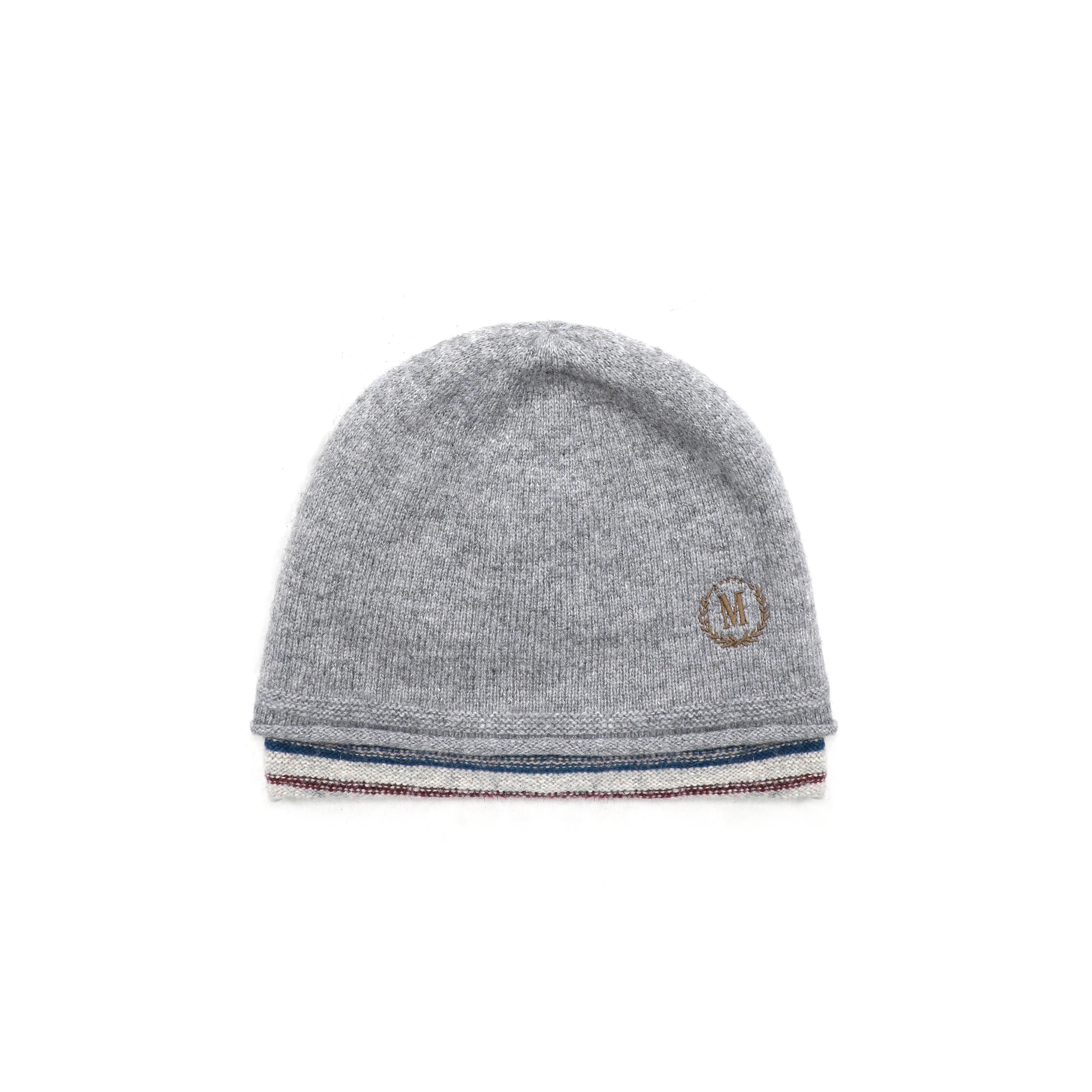 MASONPRINCE Dual-Layer Striped Knit Beanie - Men's