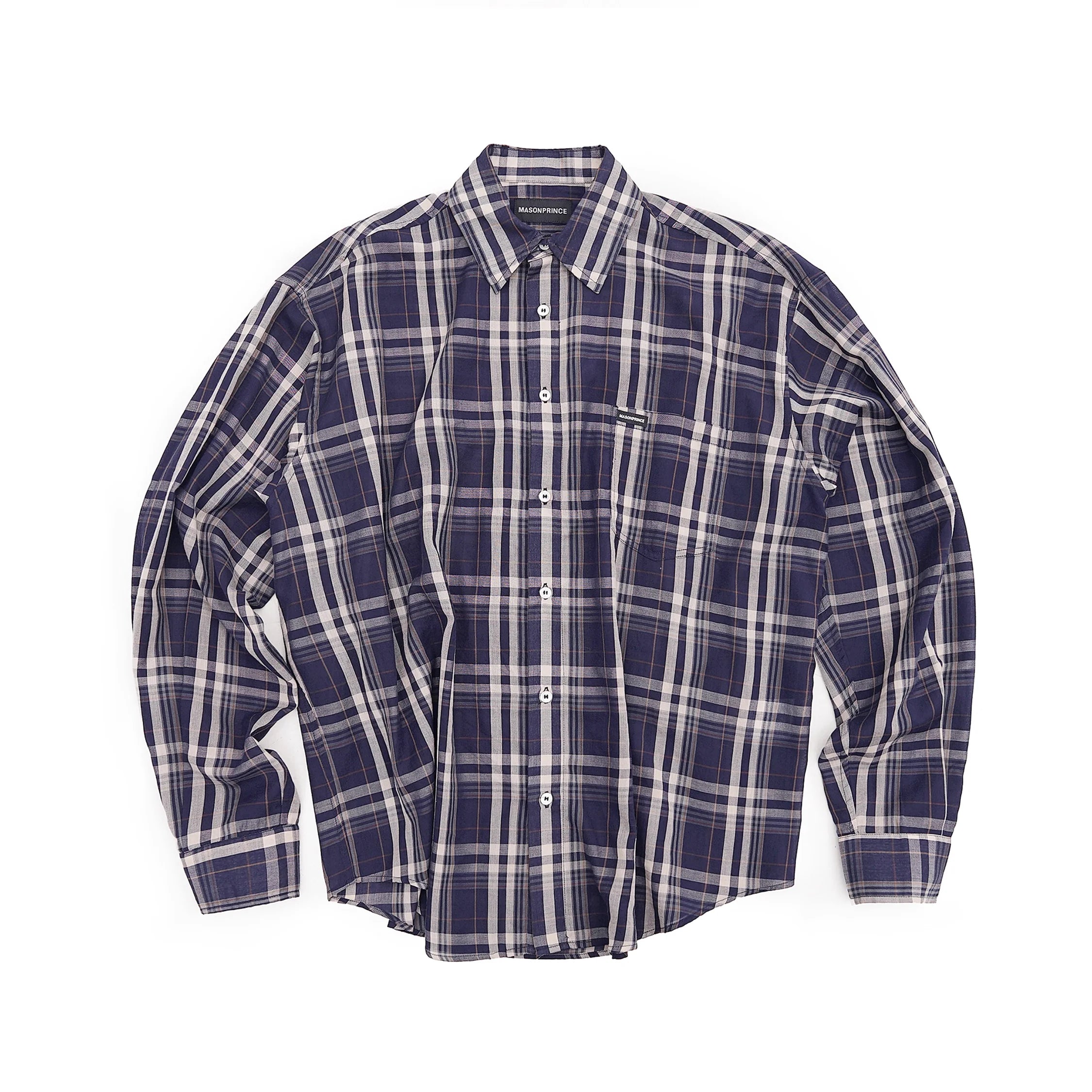 MASONPRINCE Men's Ultra-Light Cotton Plaid Hooded Shirt – Dual Styles