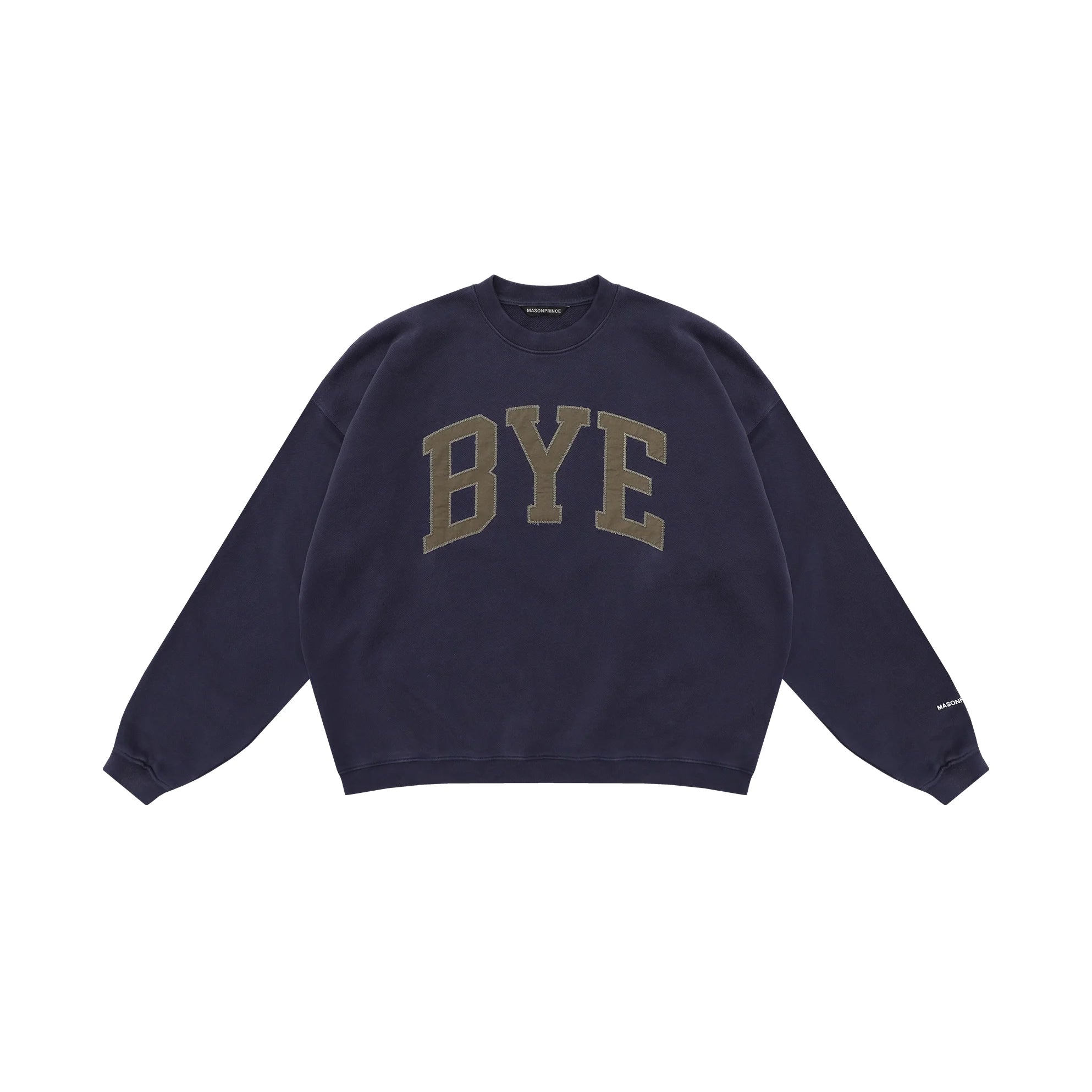 MASONPRINCE Oversized Vintage Hoodie with Bold Letter Print