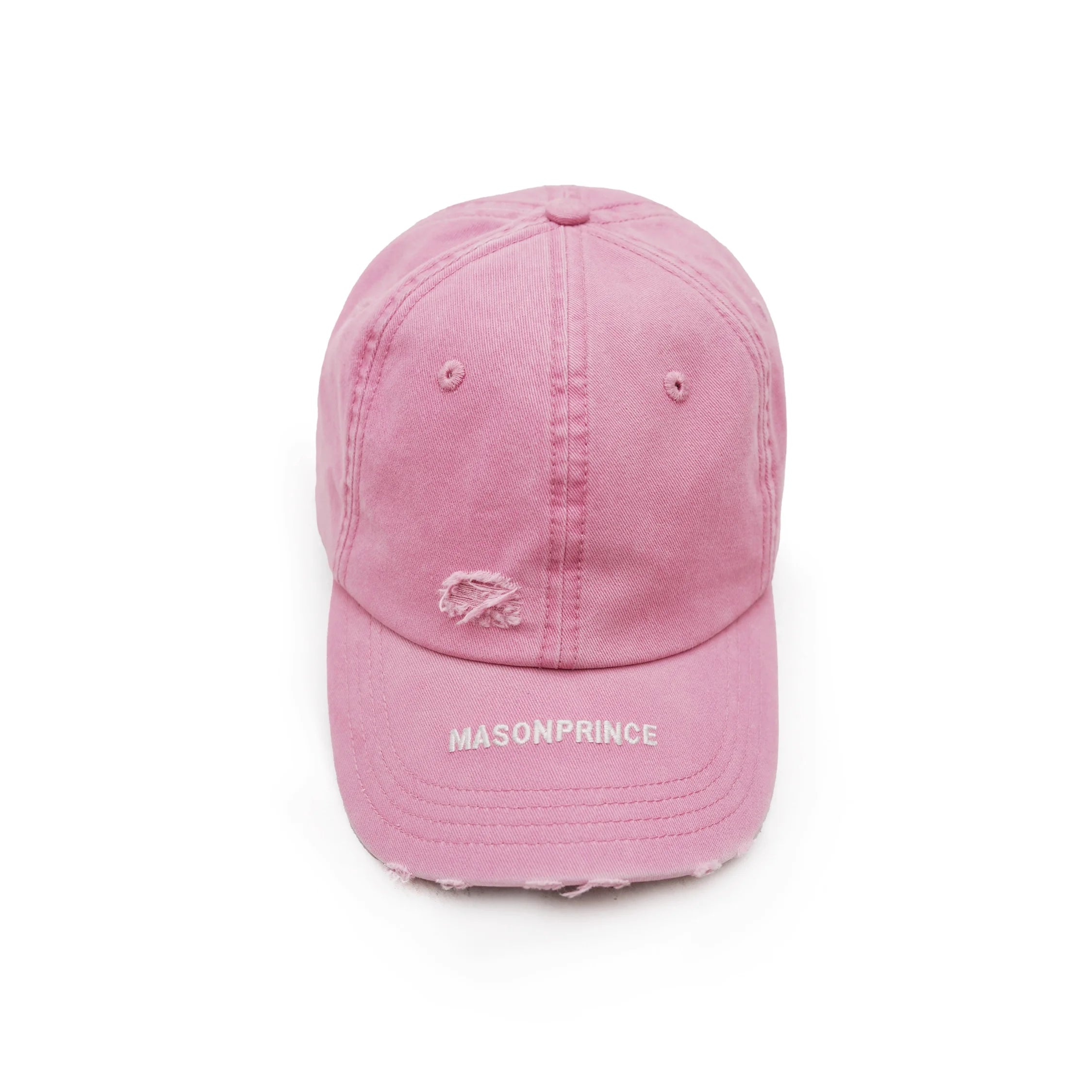 MASONPRINCE Vintage Washed Distressed Denim Baseball Cap