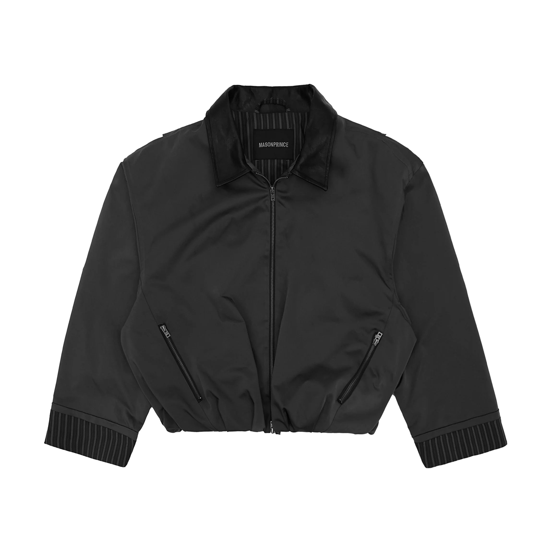 MASONPRINCE Sheepskin Patchwork Cocoon Jacket