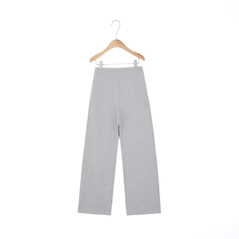 alright then Wide-Leg Cotton Lounge Pants