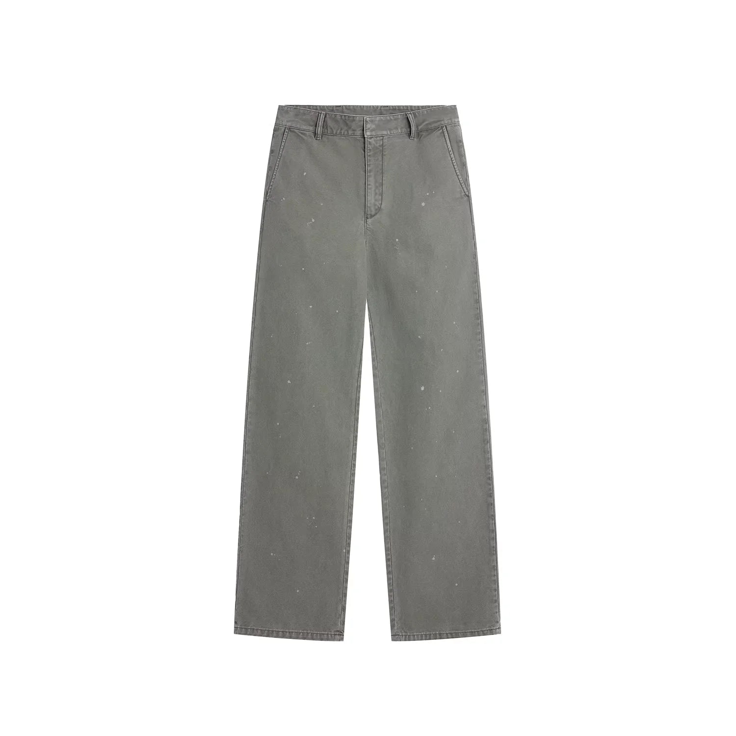 alright then Multicolor Vintage Loose-Fit Heavy Washed Cotton Work Pants