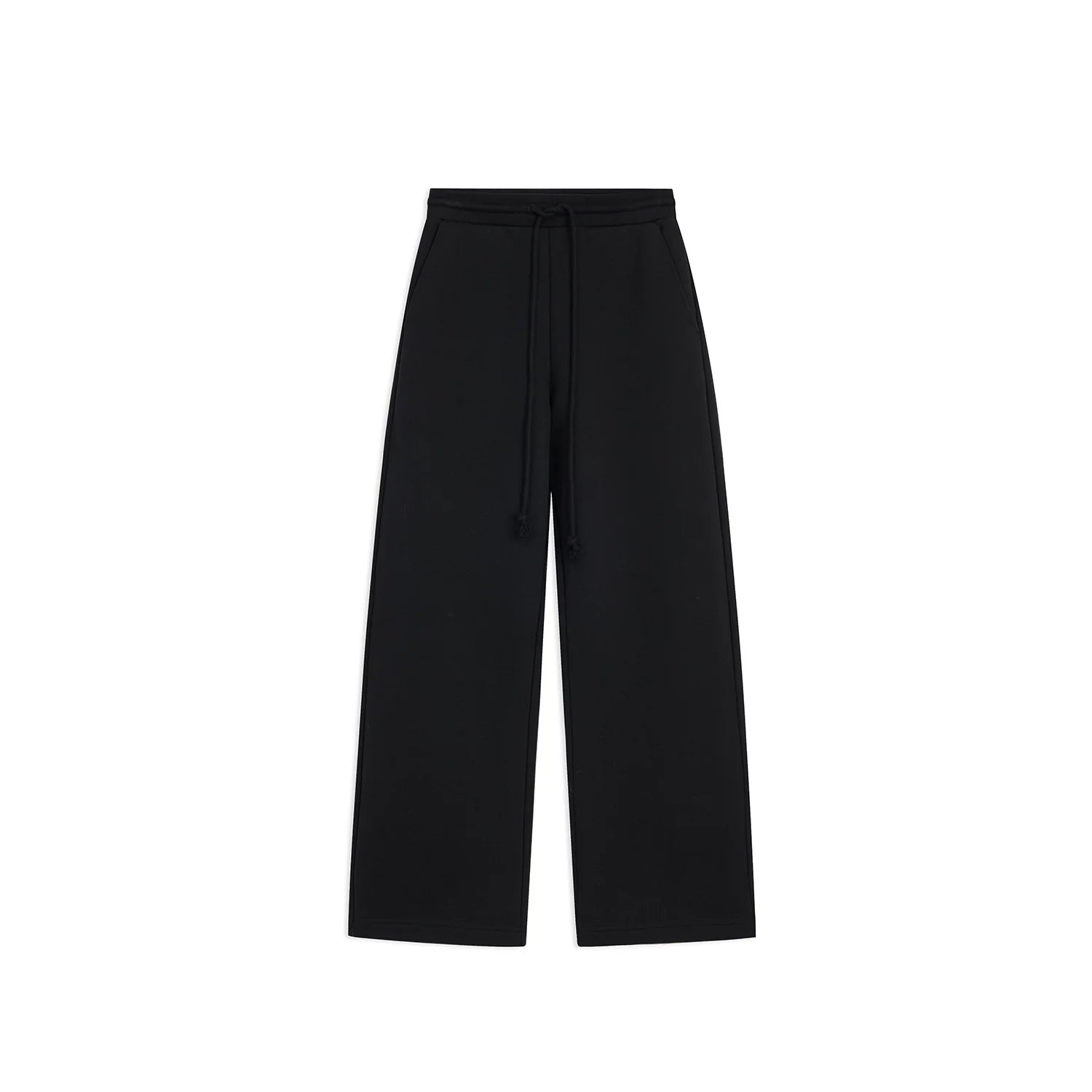 alright then Structured Cotton Tapered Sweatpants with Ribbed Waistband