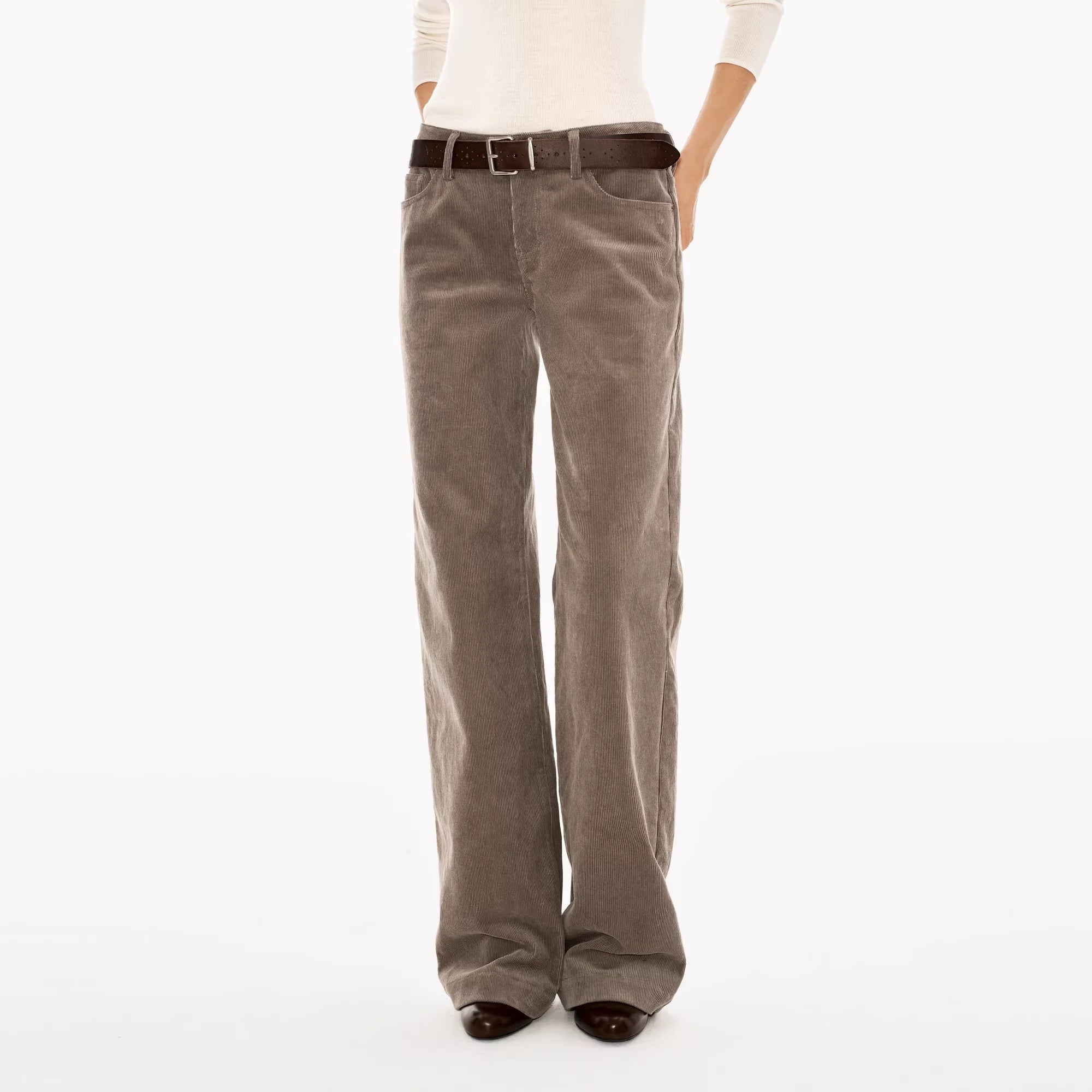 PUKI 380G Corduroy Straight-Leg Casual Pants