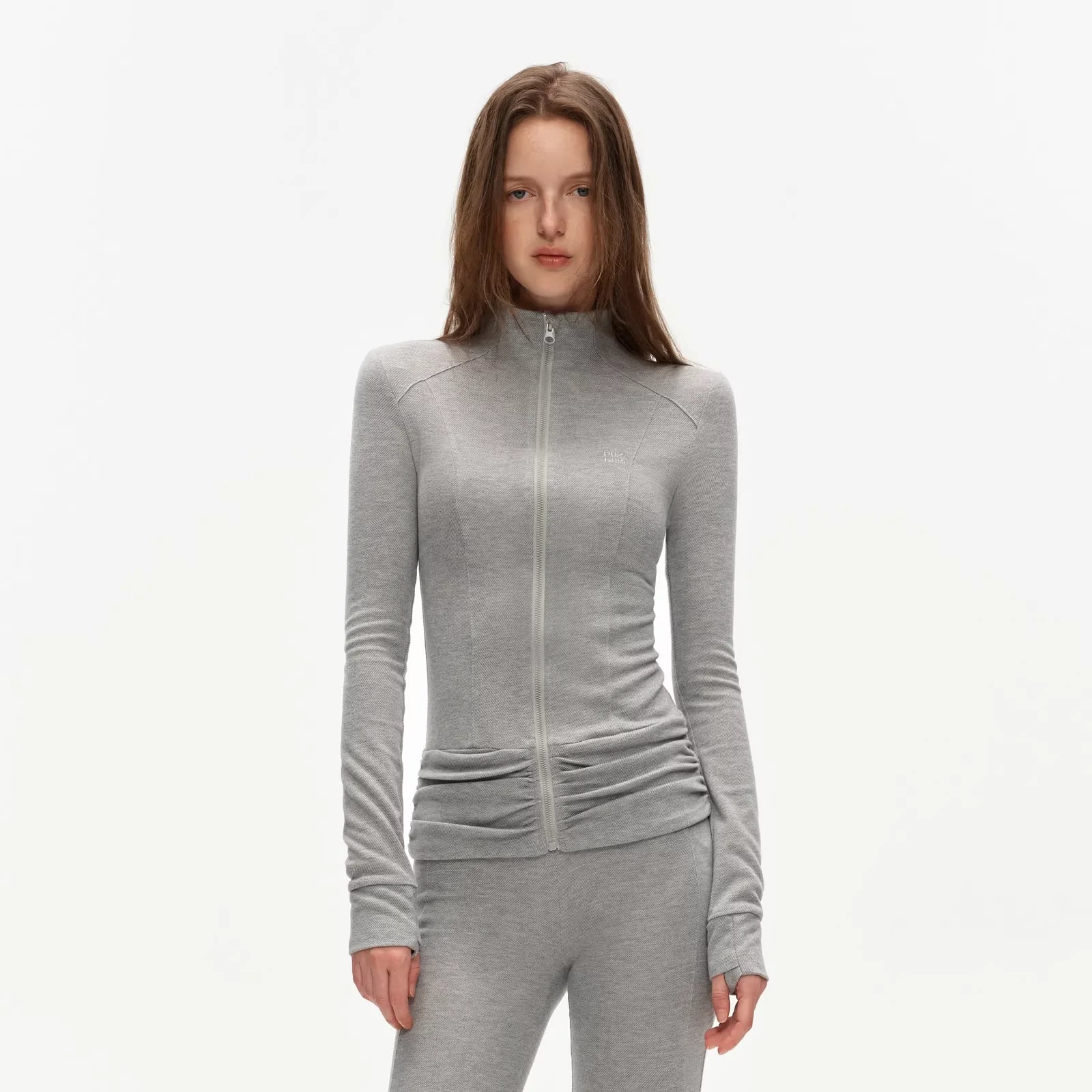 PUKI High-Waisted Flared Wide-Leg Pants Set