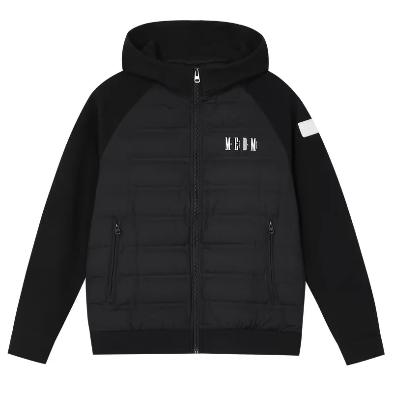 MEDM 90% White Goose Down Lightweight Hooded Winter Jacket for Women