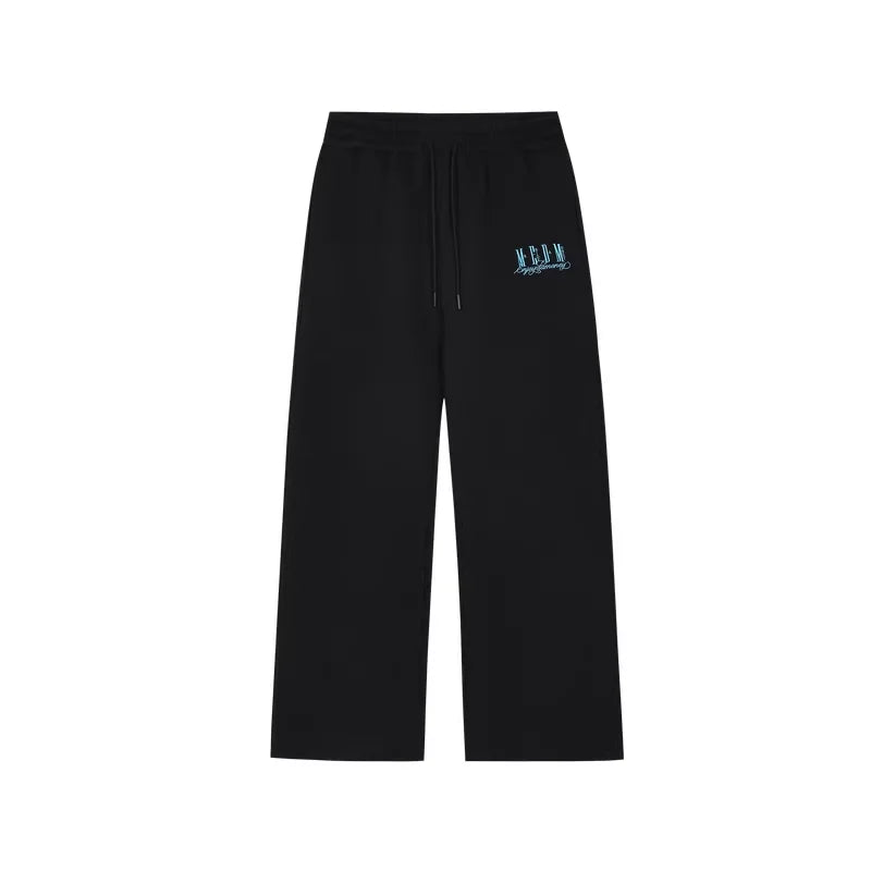MEDM Unisex Air Layer Straight-Leg Sweatpants with Drawstring