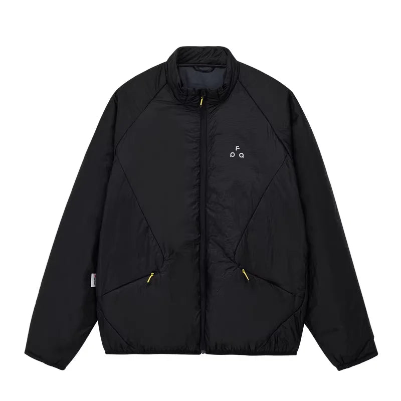 FPA Men's Colorblock Insulated Stand Collar Jacket with Triangle Patch