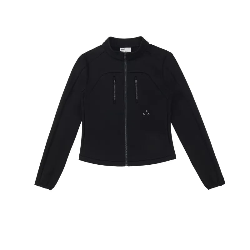 FPA Mercerized Oversized Zip-Up Sports Jacket for Women