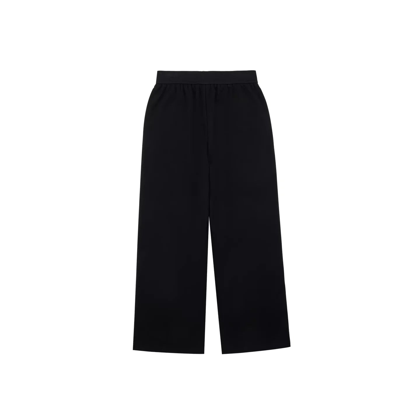 FPA Tencel Wool Wide-Leg Contrast-Stitch Pants for Autumn Winter